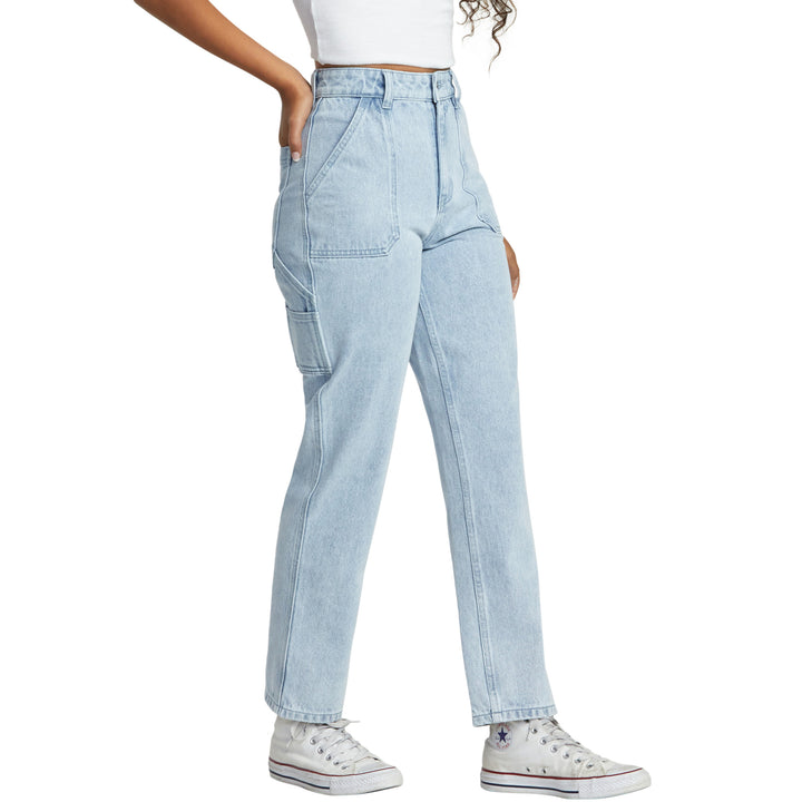 RVCA Recession Denim Pants - Women's Light Vintage Wash