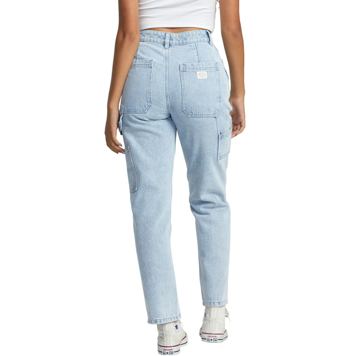RVCA Recession Denim Pants - Women's Light Vintage Wash
