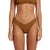 RVCA Grooves Texture V FT MD French Swimsuit Bottom - Women's Sienna
