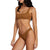 RVCA Grooves Texture V FT MD French Swimsuit Bottom - Women's Sienna