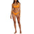 RVCA Tangerine Shimmer Square Bikini Top - Women's Tangerine