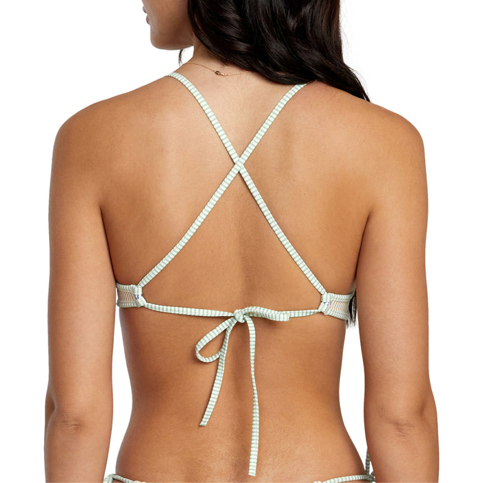 RVCA Tri Stripe Reversible Cross Back Triangle Top - Women's Multi
