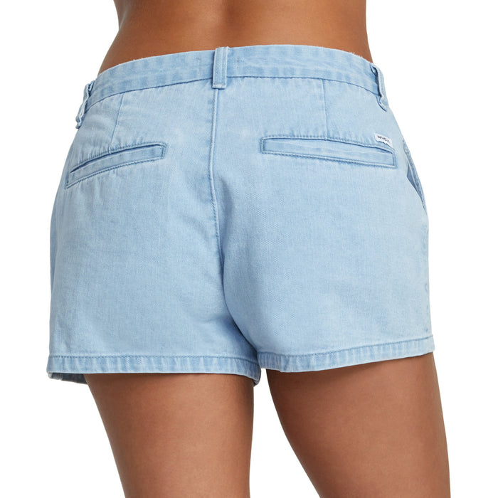 RVCA Weekend Denim Shorts - Women's Light Vintage Wash