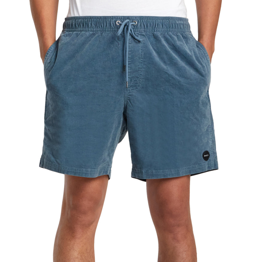 RVCA Escape Elastic Corduroy Shorts - Men's Light Duck Blue