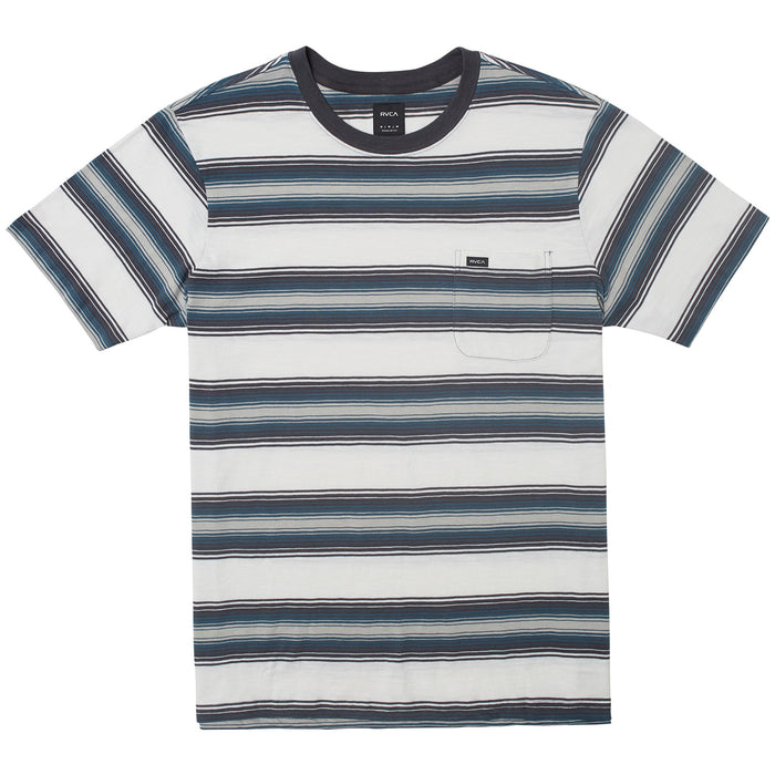 RVCA Polanco Stripe Short-Sleeve Shirt - Men's Antique White