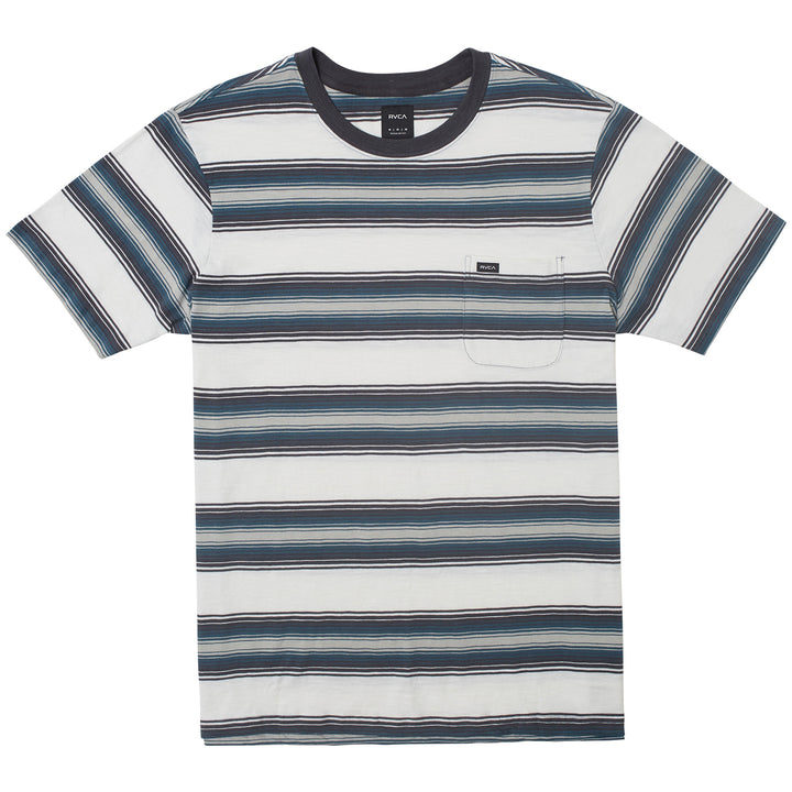 RVCA Polanco Stripe Short-Sleeve Shirt - Men's Antique White