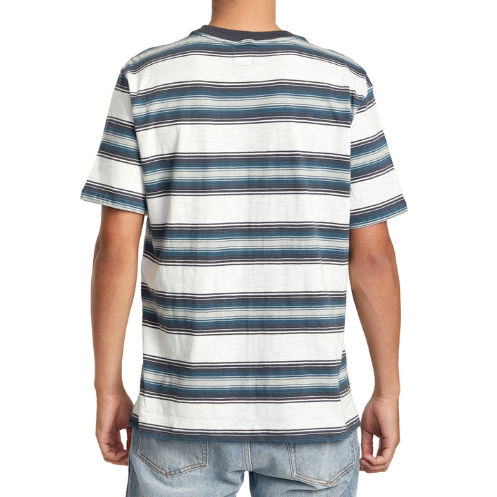 RVCA Polanco Stripe Short-Sleeve Shirt - Men's Antique White