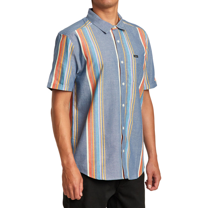 RVCA Mayday Stripe Short-Sleeve Shirt - Men's Multi