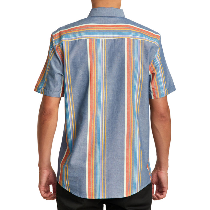 RVCA Mayday Stripe Short-Sleeve Shirt - Men's Multi