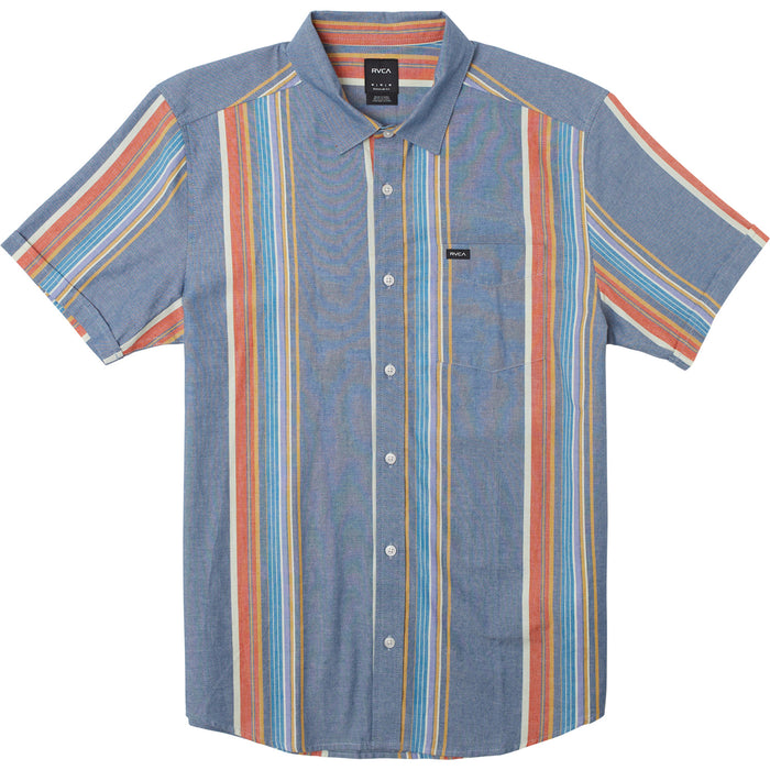 RVCA Mayday Stripe Short-Sleeve Shirt - Men's Multi