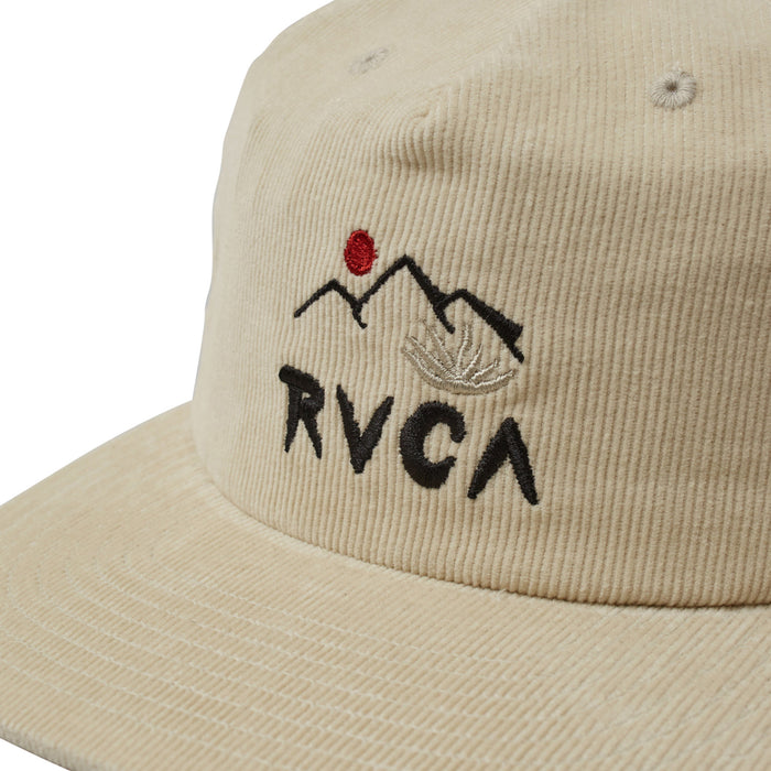RVCA Innerstate Claspback Hat Silver Bleach