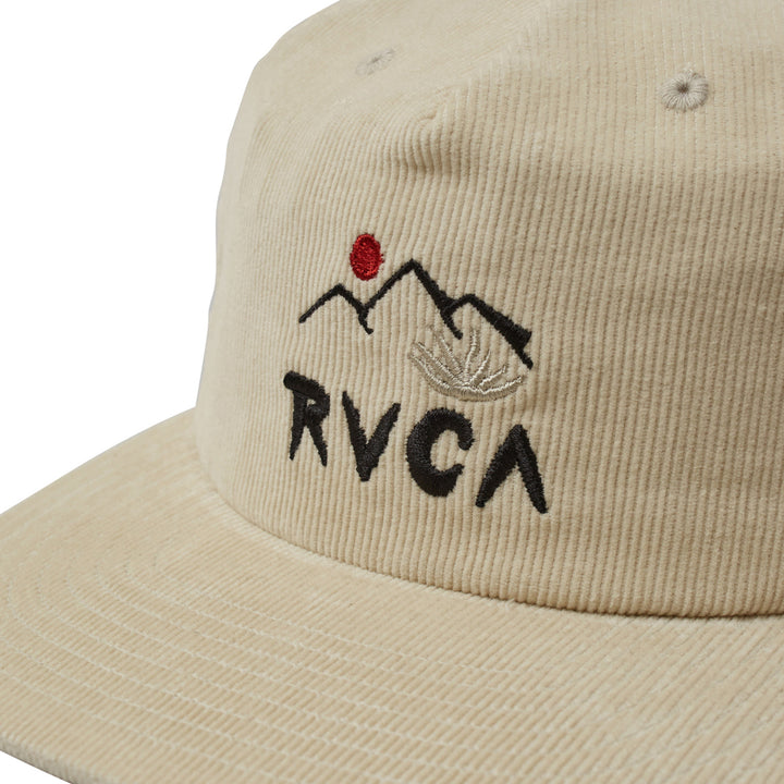 RVCA Innerstate Claspback Hat Silver Bleach