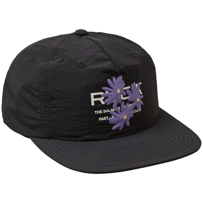 RVCA Ground Cover Snapback Hat Black