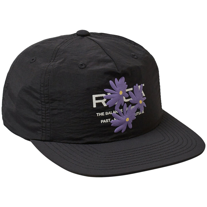 RVCA Ground Cover Snapback Hat Black