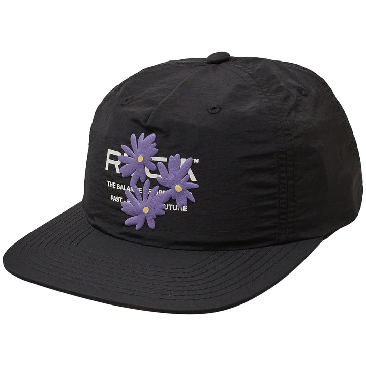 RVCA Ground Cover Snapback Hat Black