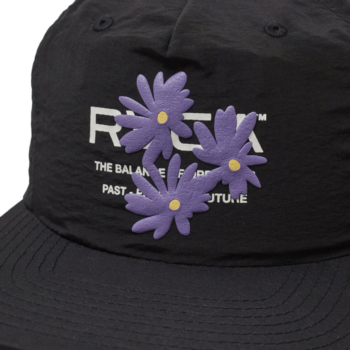 RVCA Ground Cover Snapback Hat Black