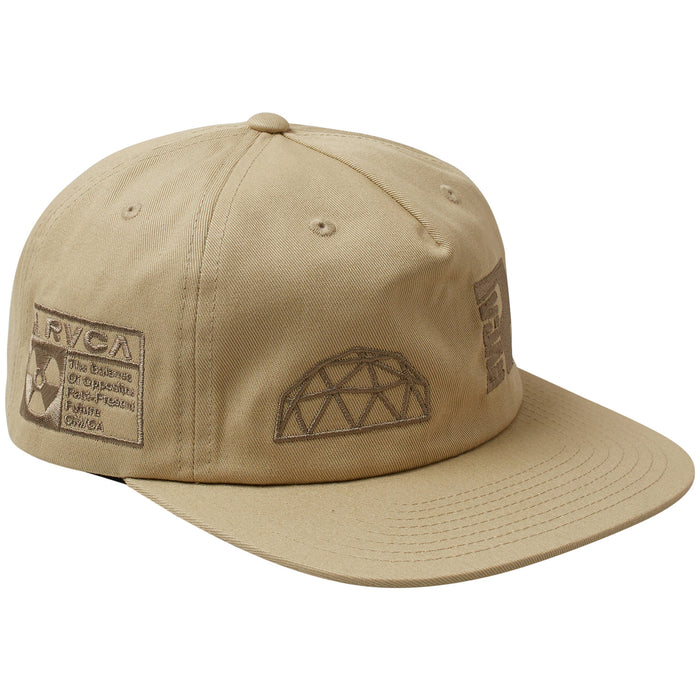 RVCA Infografik Snapback Hat Khaki