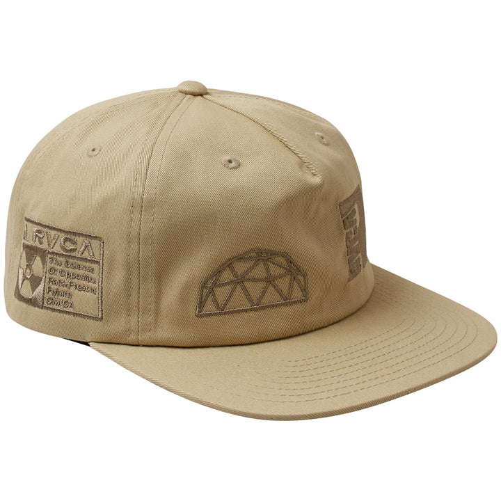 RVCA Infografik Snapback Hat Khaki