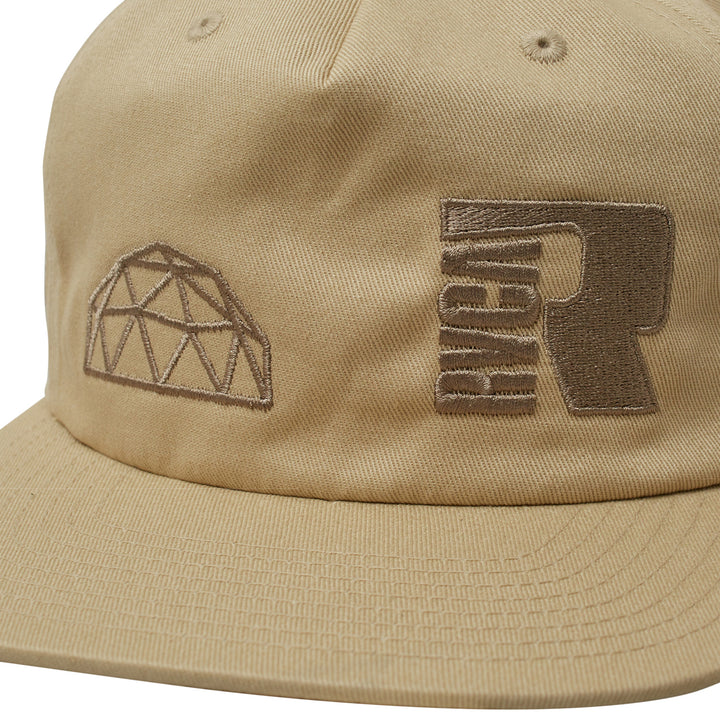 RVCA Infografik Snapback Hat Khaki