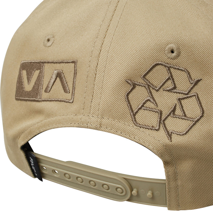 RVCA Infografik Snapback Hat Khaki