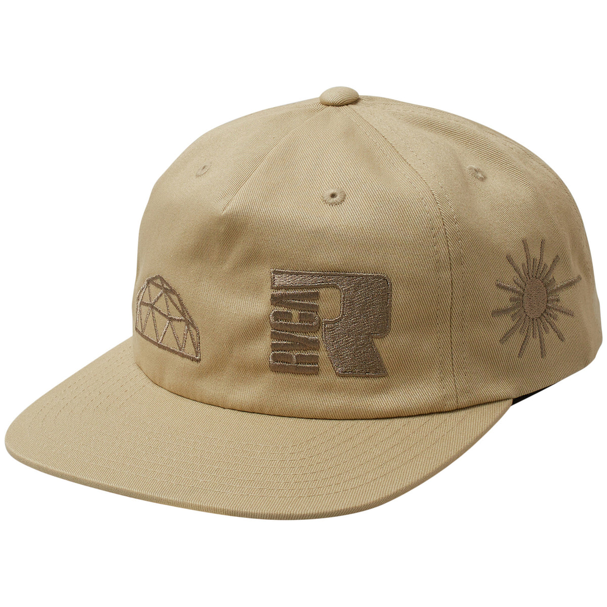 RVCA Infografik Snapback Hat Khaki
