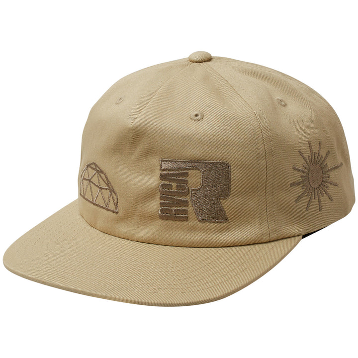 RVCA Infografik Snapback Hat Khaki