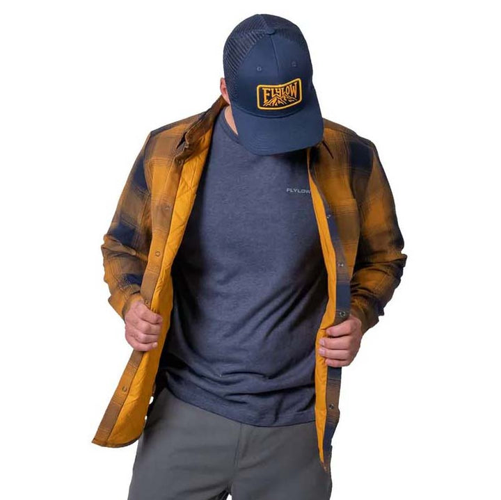 Flylow Sinclair Insulated Flannel - Men's Jupiter/Night (plaid)