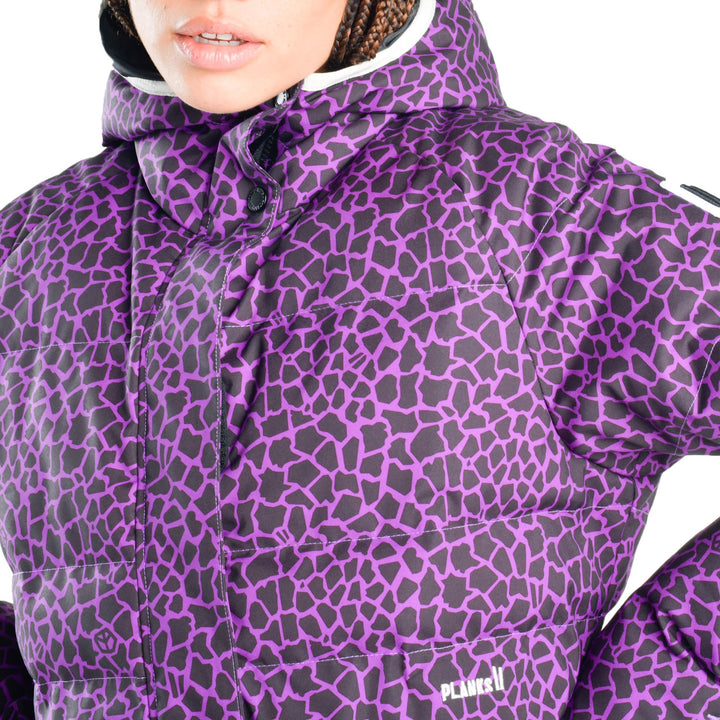 Planks Huff 'n' Puffa Jacket - Women's Broken Bergs Purple