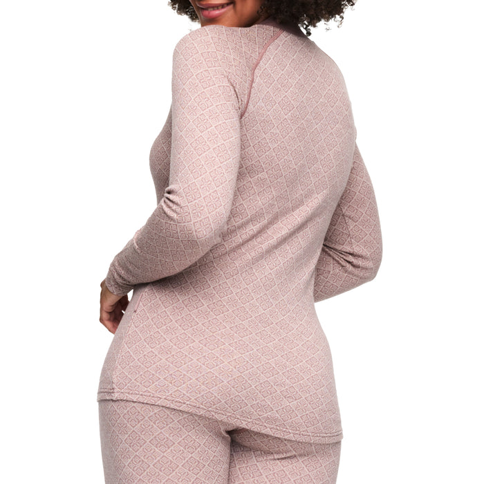 Kari Traa Voss Cashmere Mix Long Sleeve Top - Women's Taupe