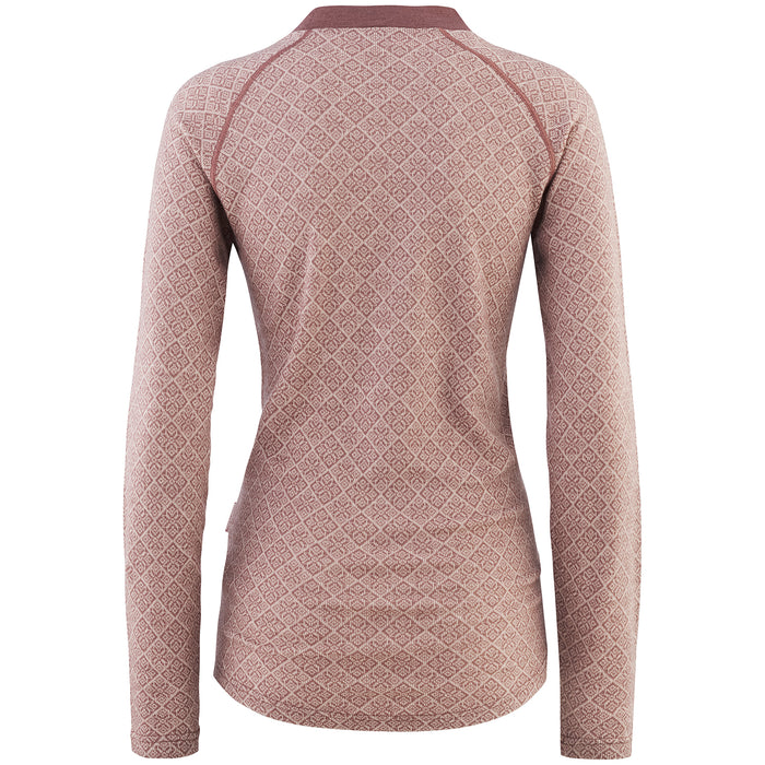 Kari Traa Voss Cashmere Mix Long Sleeve Top - Women's Taupe