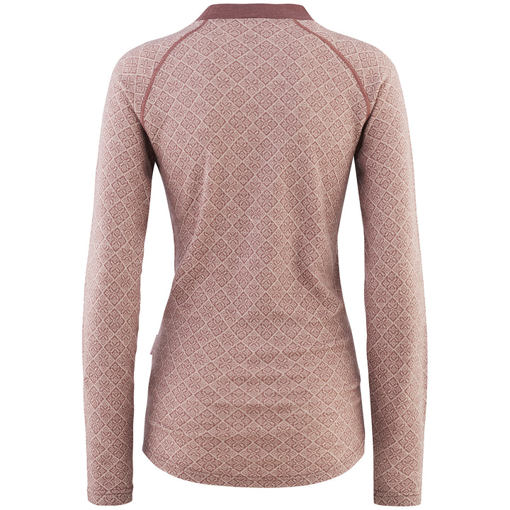 Kari Traa Voss Cashmere Mix Long Sleeve Top - Women's Taupe