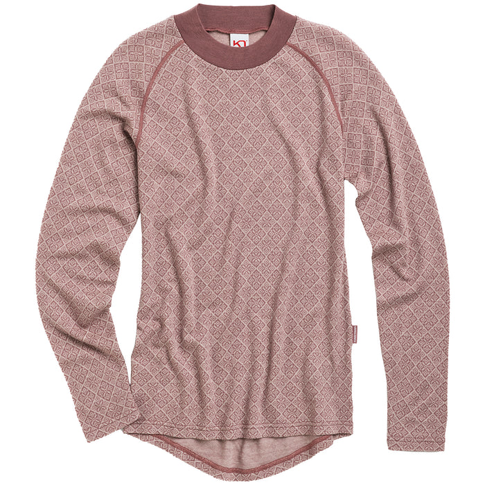Kari Traa Voss Cashmere Mix Long Sleeve Top - Women's Taupe