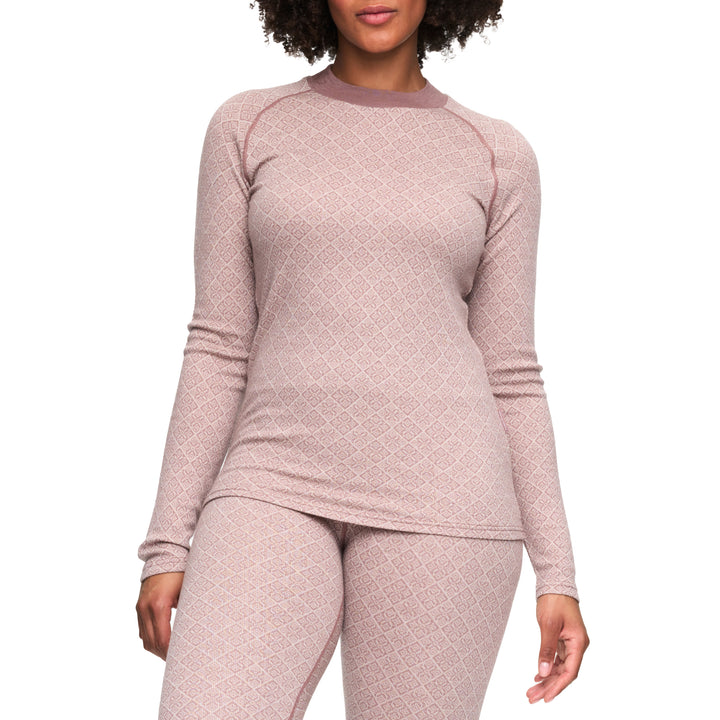 Kari Traa Voss Cashmere Mix Long Sleeve Top - Women's Taupe