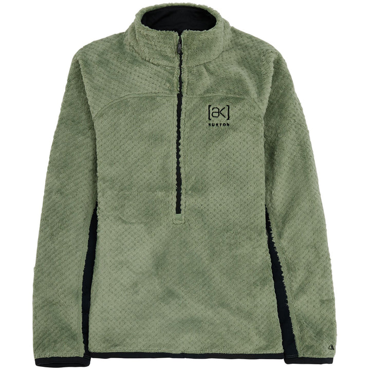 Burton AK Baker Hi-Loft Quarter-Zip Fleece - Women's Hedge Green