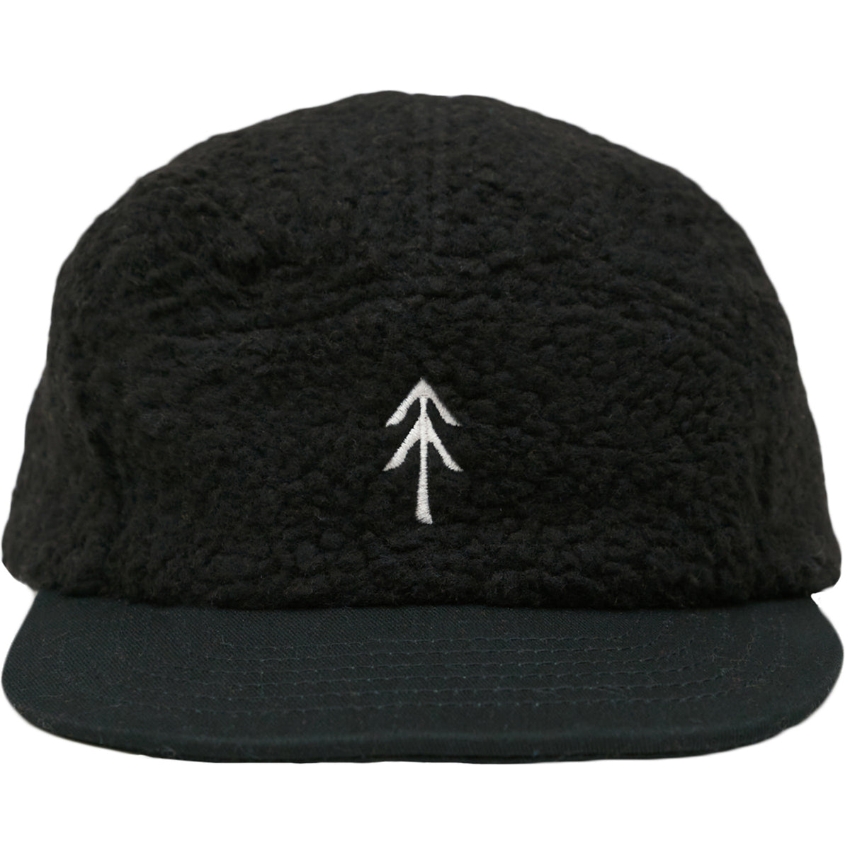 Parks Project Trail Crew 5-Panel Fleece Hat Black