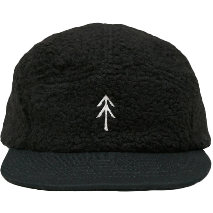 Parks Project Trail Crew 5-Panel Fleece Hat Black