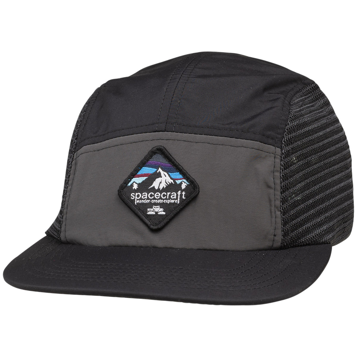 Spacecraft Rainier 5-Panel Hat Black