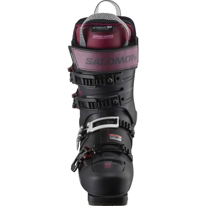 Salomon S/Pro Alpha 110 EL Ski Boots - Women's 2024 Black/Cordovan/Silver