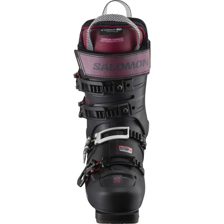 Salomon S/Pro Alpha 110 EL Ski Boots - Women's 2024 Black/Cordovan/Silver