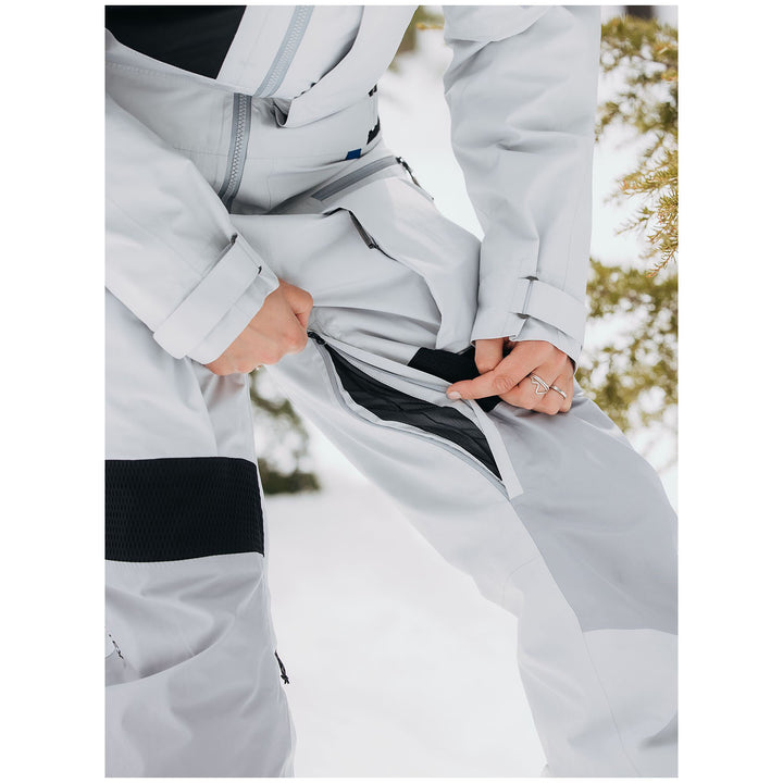 Burton GORE-TEX 2L Carbonate One-Piece - Women's Gray Cloud/Silver Sconce