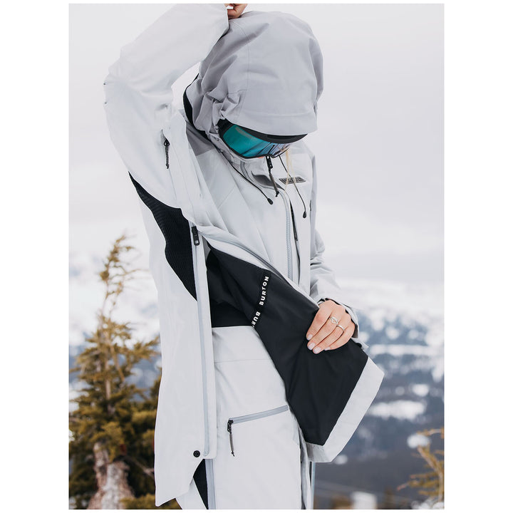 Burton GORE-TEX 2L Carbonate Anorak Jacket - Women's Gray Cloud/Silver Sconce