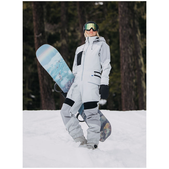 Burton GORE-TEX 2L Carbonate One-Piece - Women's Gray Cloud/Silver Sconce