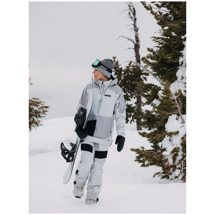 Burton GORE-TEX 2L Carbonate Anorak Jacket - Women's Gray Cloud/Silver Sconce
