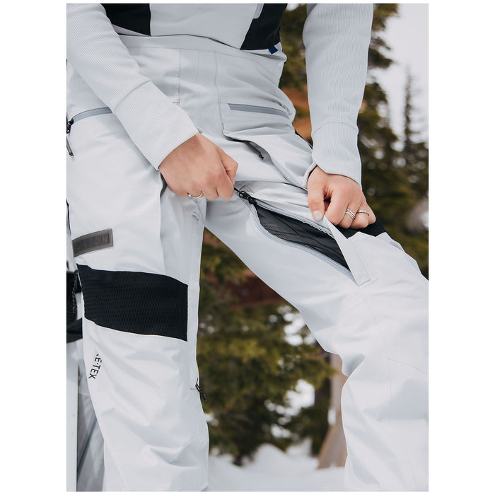 Burton GORE-TEX 2L Carbonate Bib Pants - Women's Gray Cloud