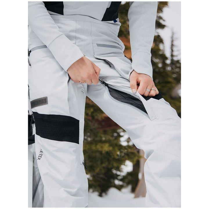 Burton GORE-TEX 2L Carbonate Bib Pants - Women's Gray Cloud