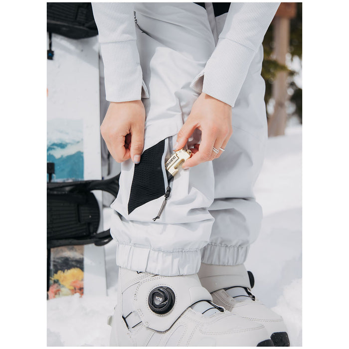 Burton GORE-TEX 2L Carbonate Bib Pants - Women's Gray Cloud
