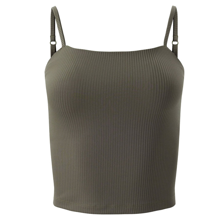 Girlfriend Collective Rib Devon Compressive Cami - Women's Cypress