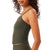 Girlfriend Collective Rib Devon Compressive Cami - Women's Cypress