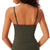 Girlfriend Collective Rib Devon Compressive Cami - Women's Cypress