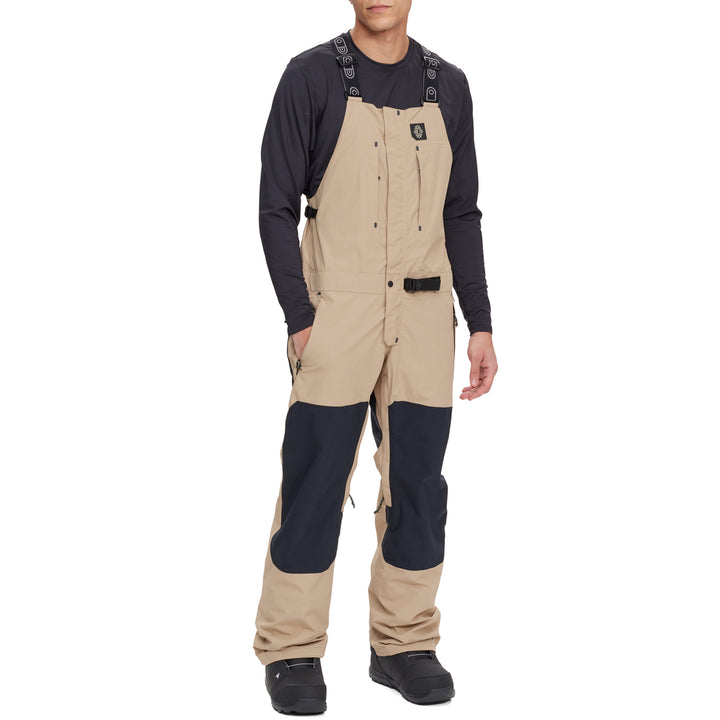 Airblaster Beast Bibs - Men's Chinchilla